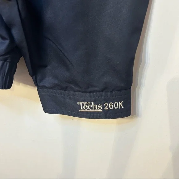 *NWT* Cutter & Buck Men’s Navy Blue and Tan Lined Weather Tech Jacket, Size XXL - Picture 6 of 10